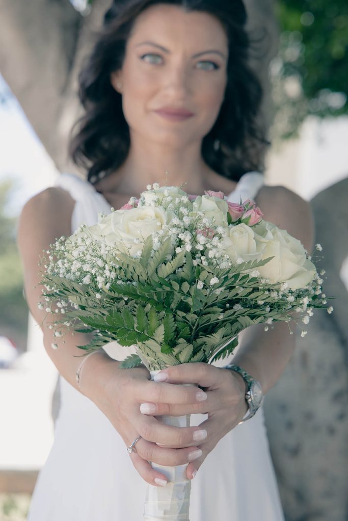 Greek civil wedding in Crete